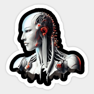 humanoid Sticker